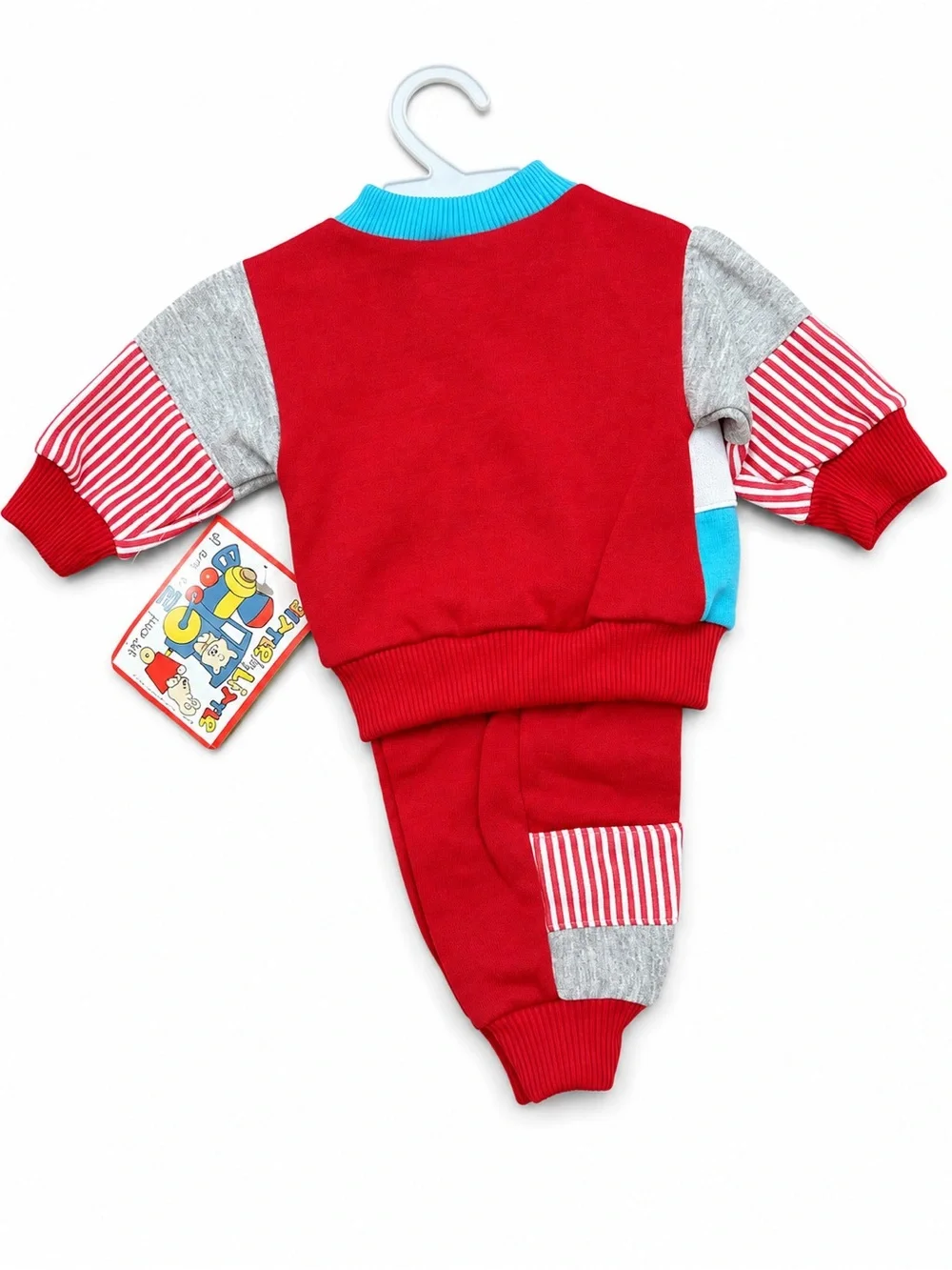 Vintage Embroidered Sweatshirt/Pant Animal 2 Piece Outfit Set NWT 0-6 Months